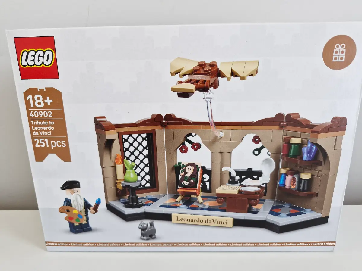 Lego Tribute to Leonardo Da Vinci NEW