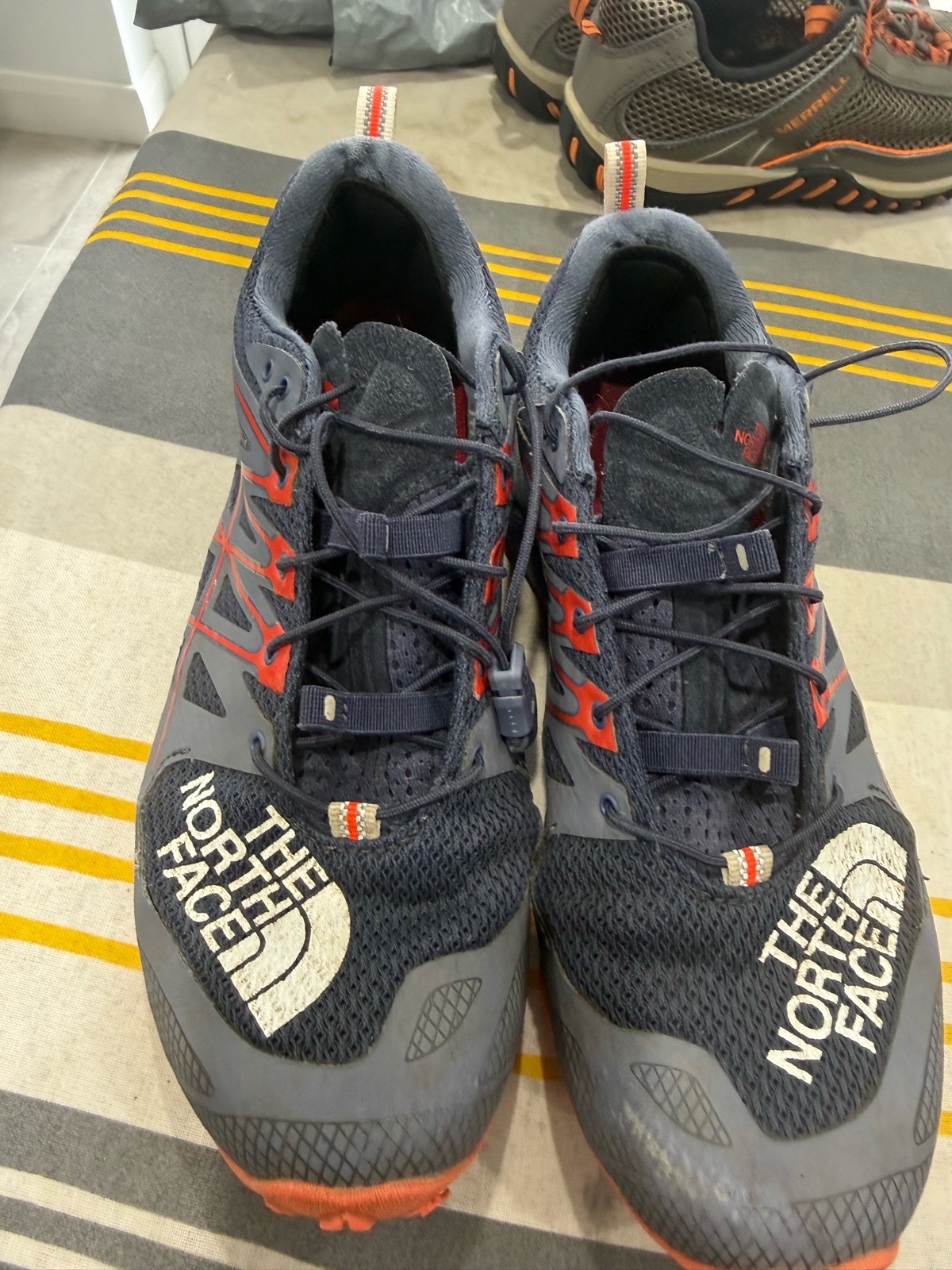 The North Face Women’s Trail Running Hiking Trainers UK 5 EU 38 Grey Orange