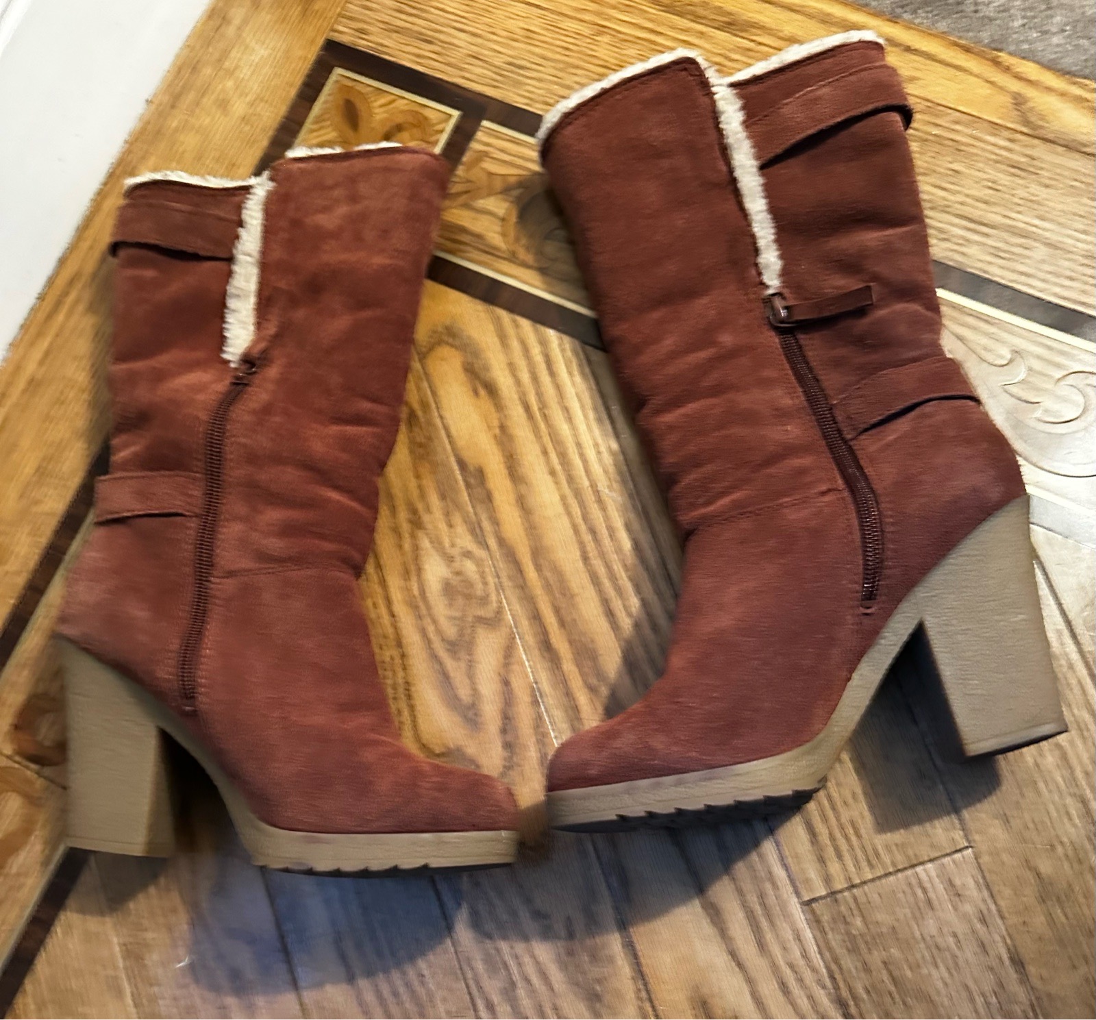 Nine West tan boots