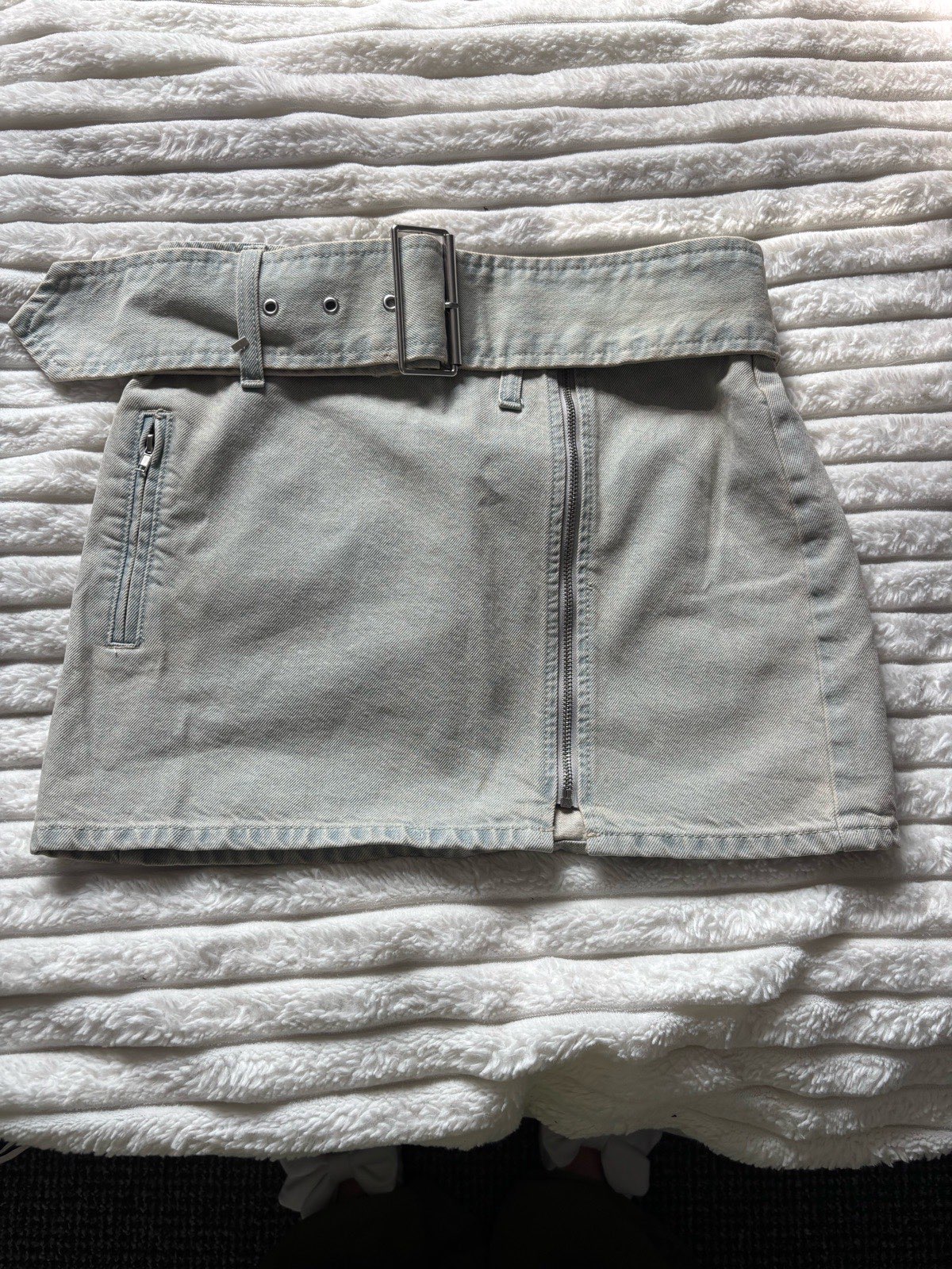 H & M brand new denim mini skirt