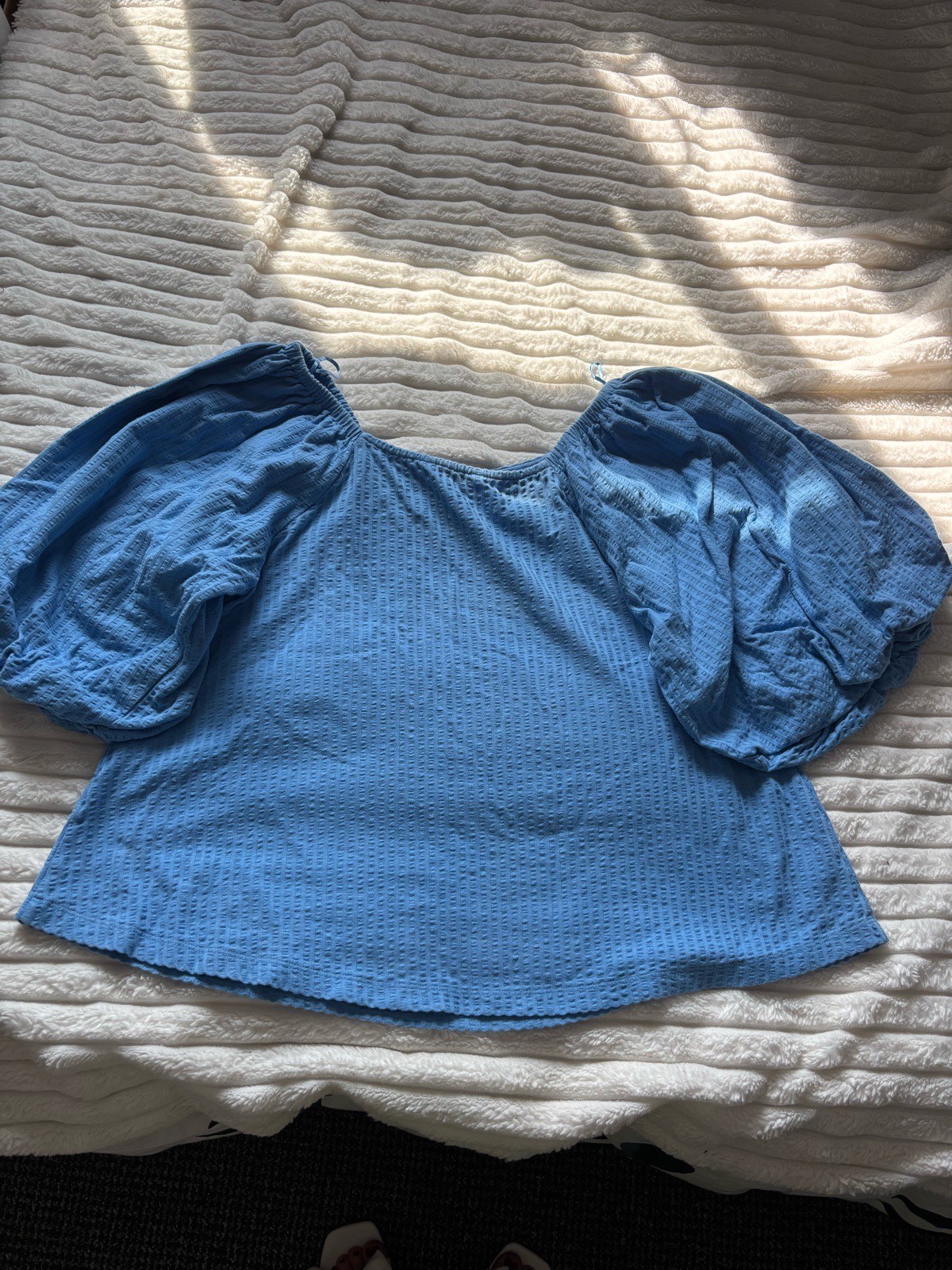 Ladies next puffer sleeve blouse
