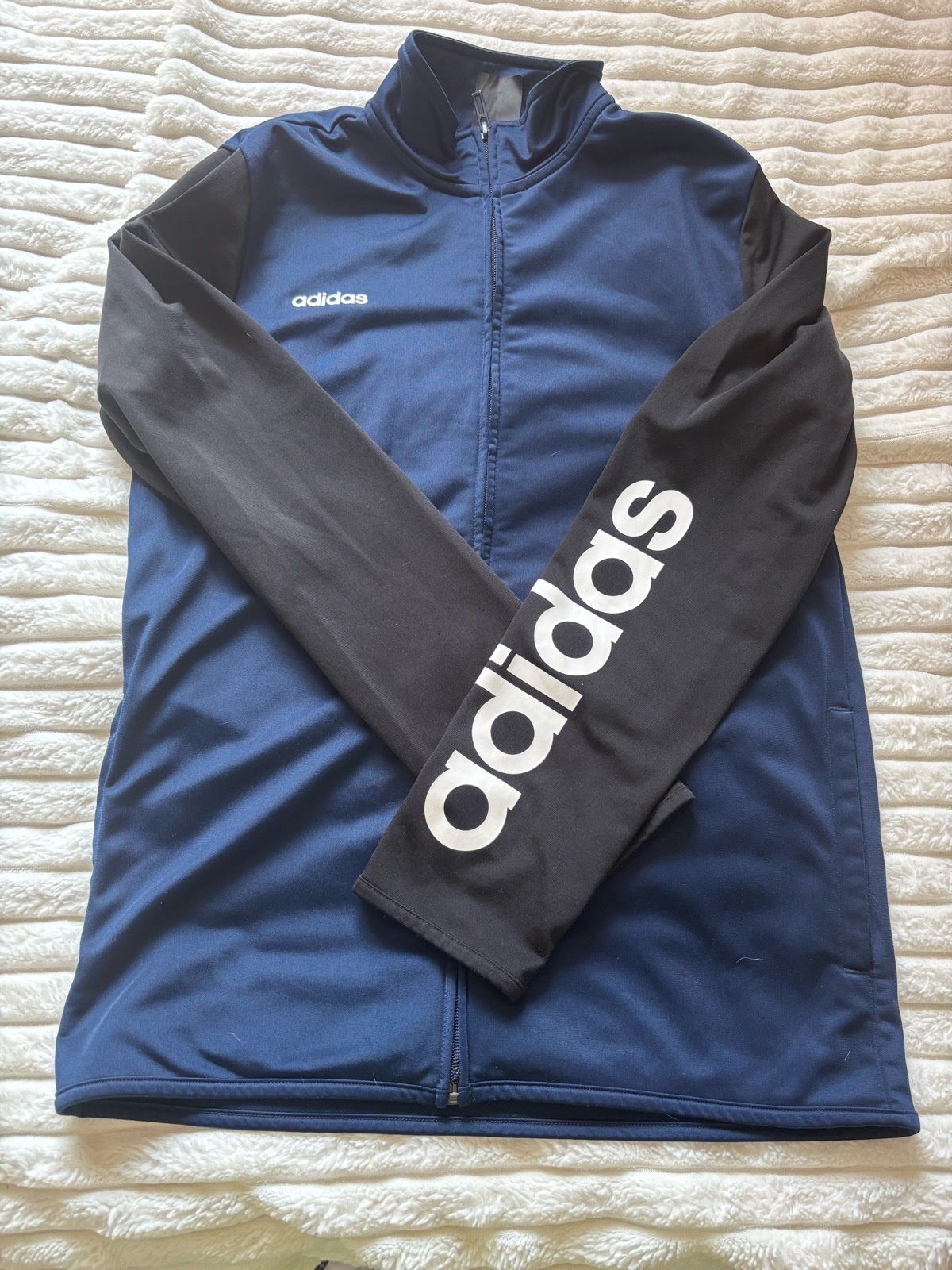 Adidas 3/4 zip boys sports top
