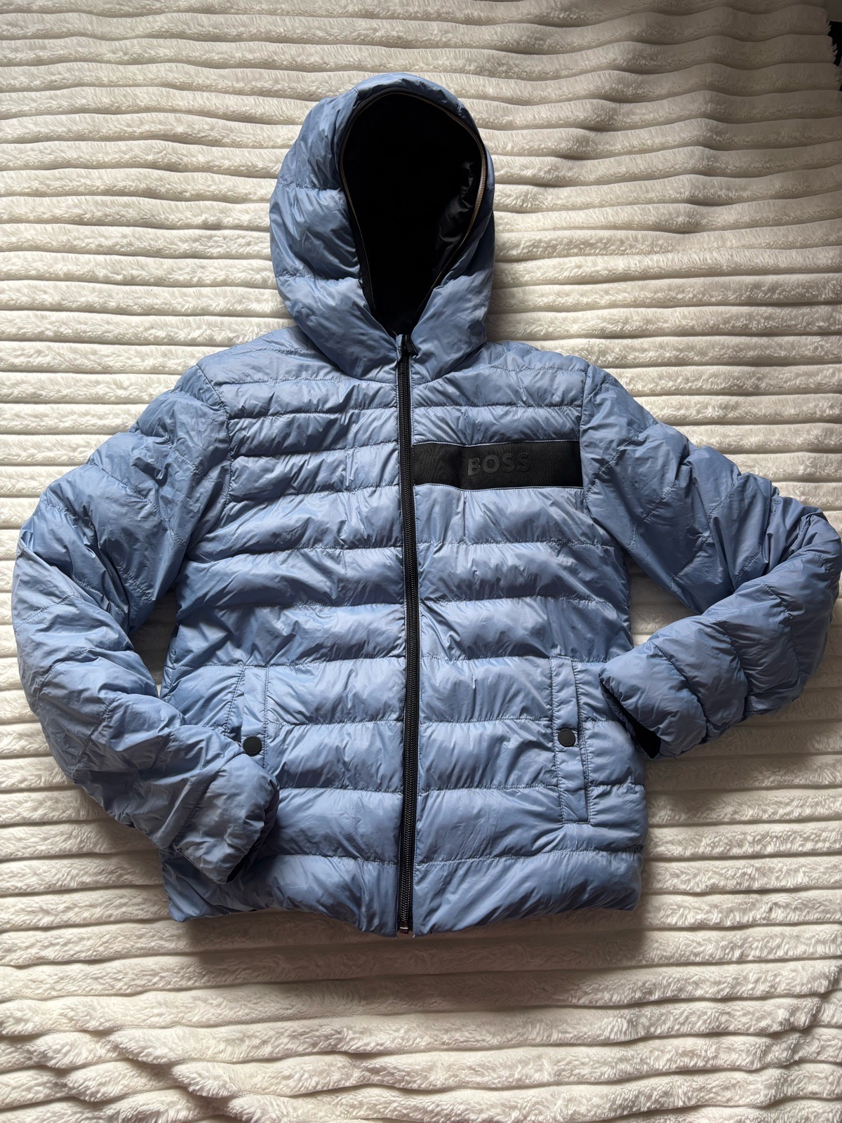 Hugo boss boys reversible puffer jacket