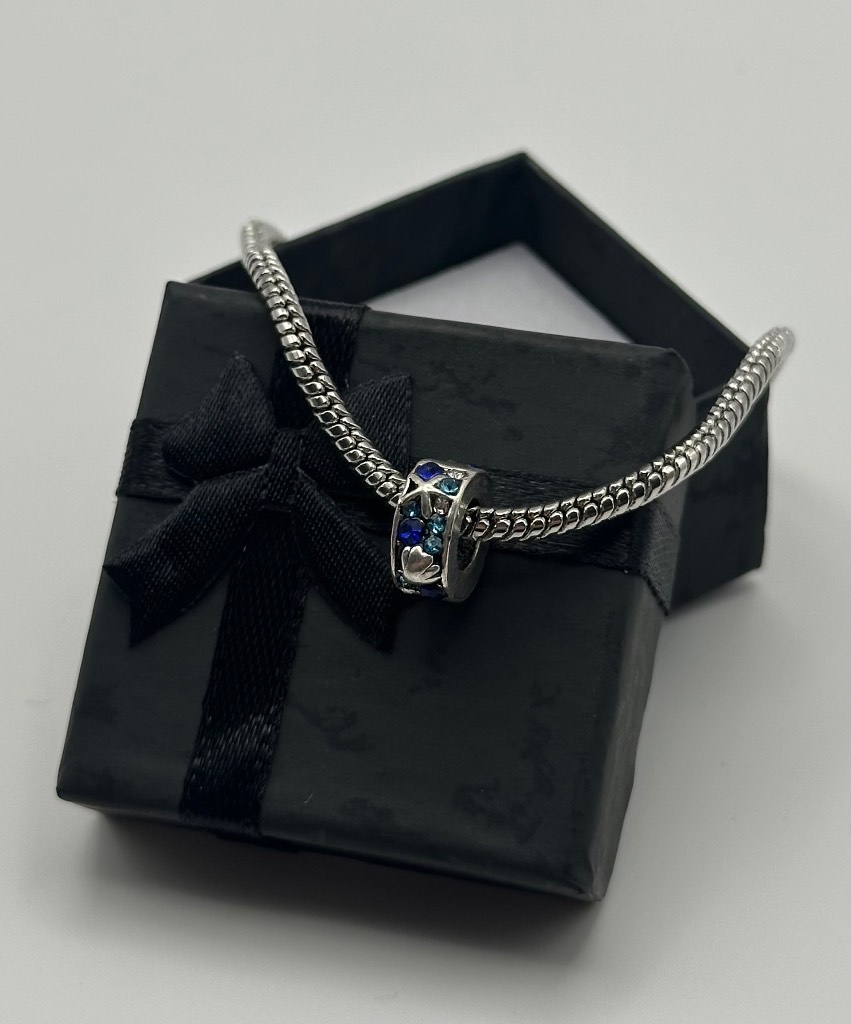 Tropical Circle Bracelet Charm