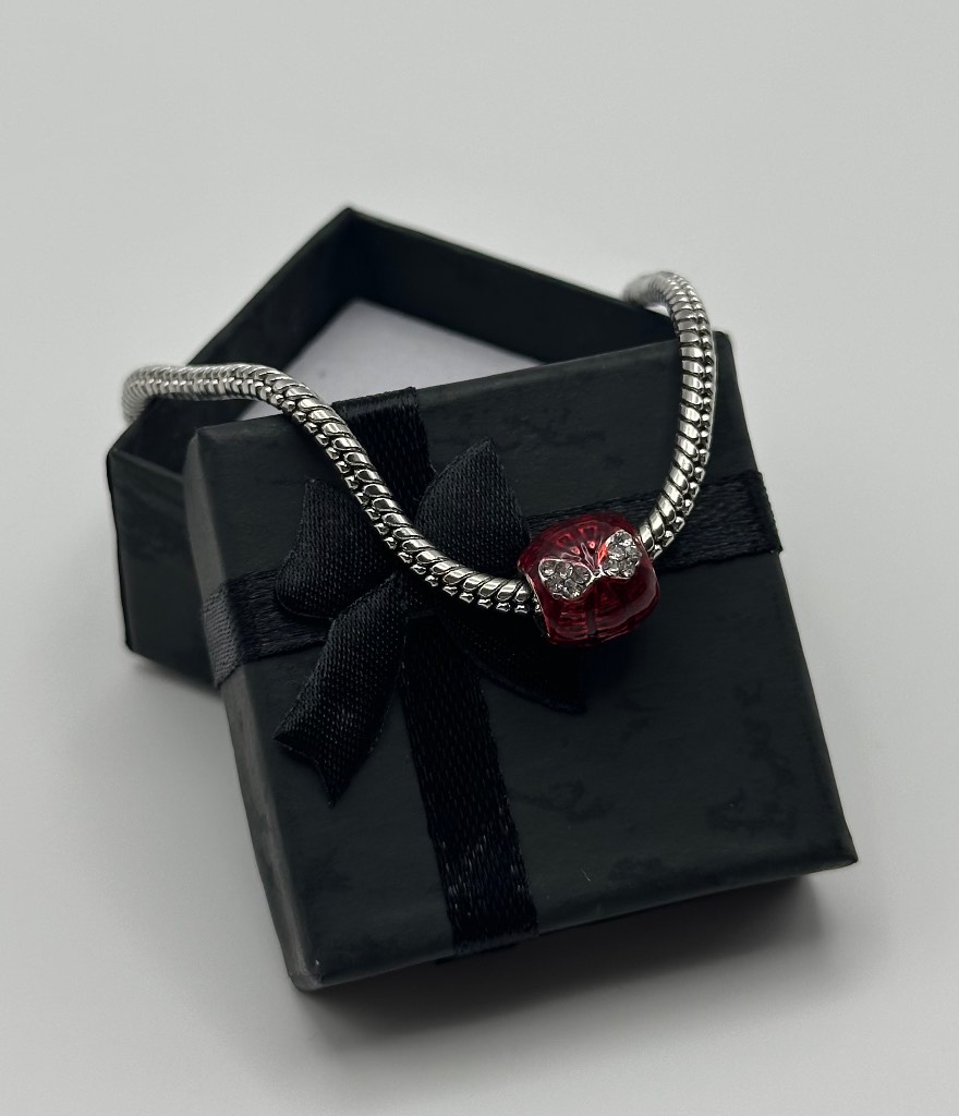 Marvel Spider-Man Red Mask Bracelet Charm