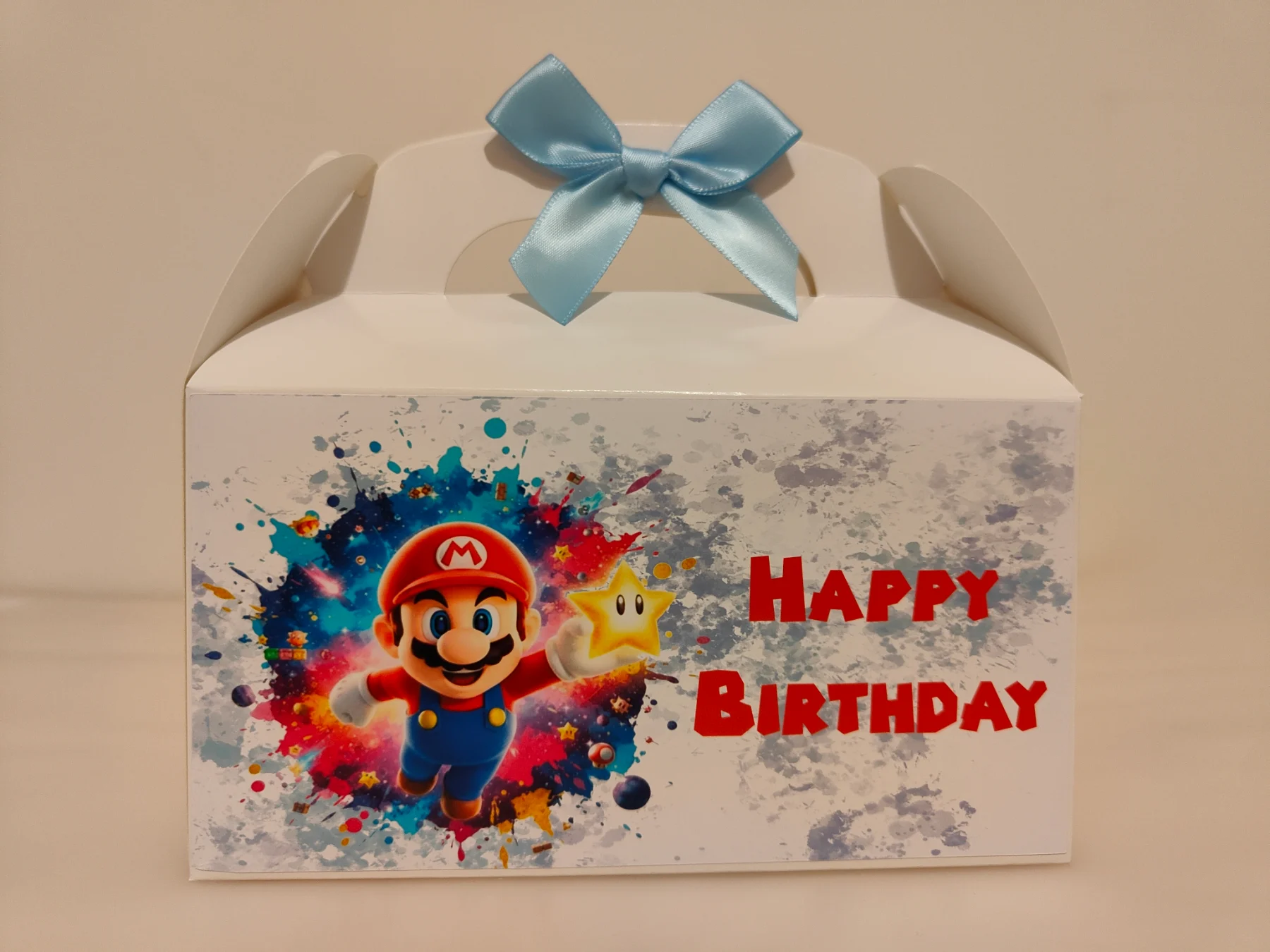 Birthday gift box super mario