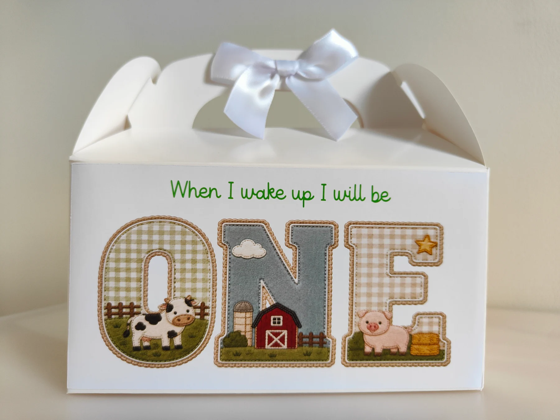Birthday gift box farm