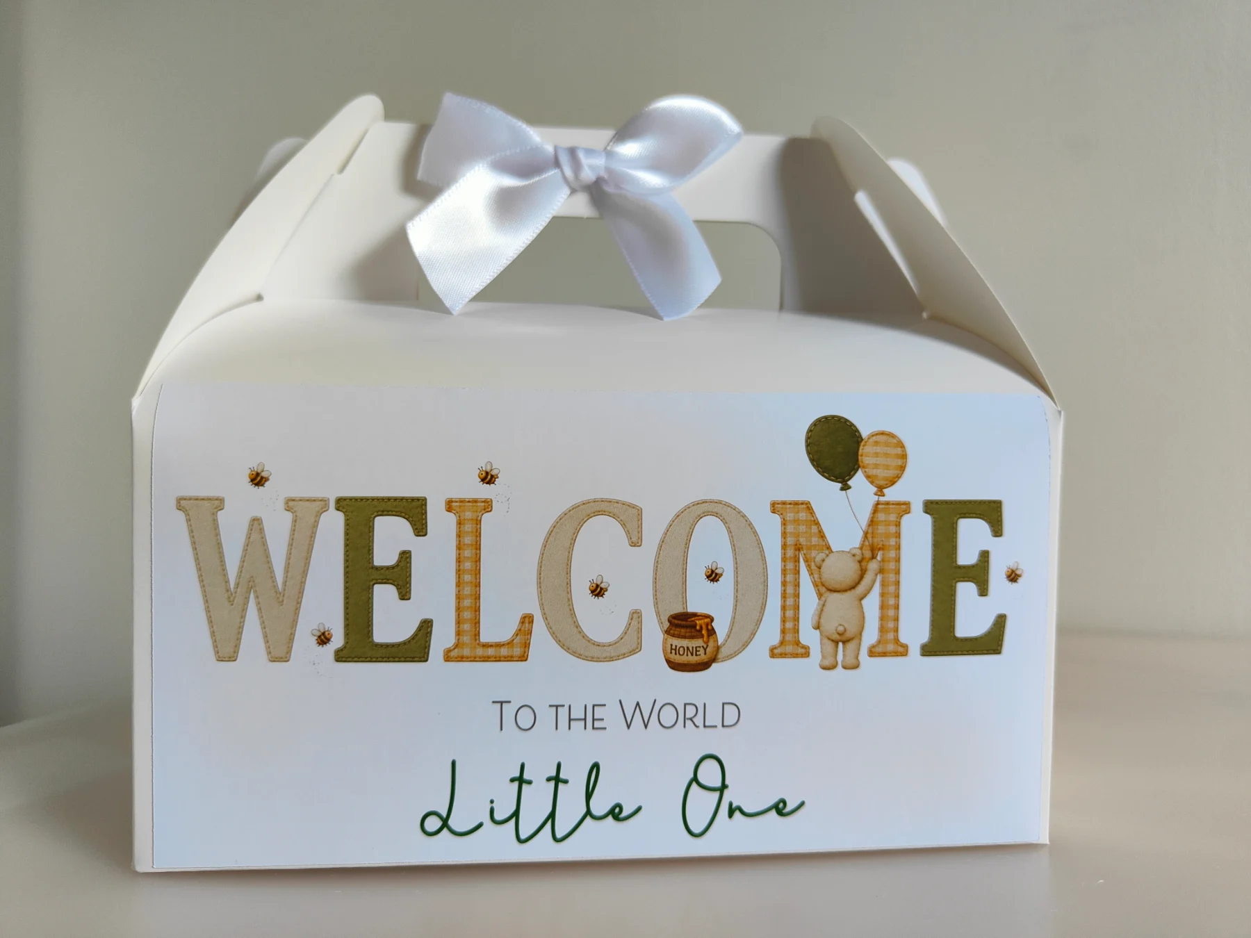 Baby box honey bear