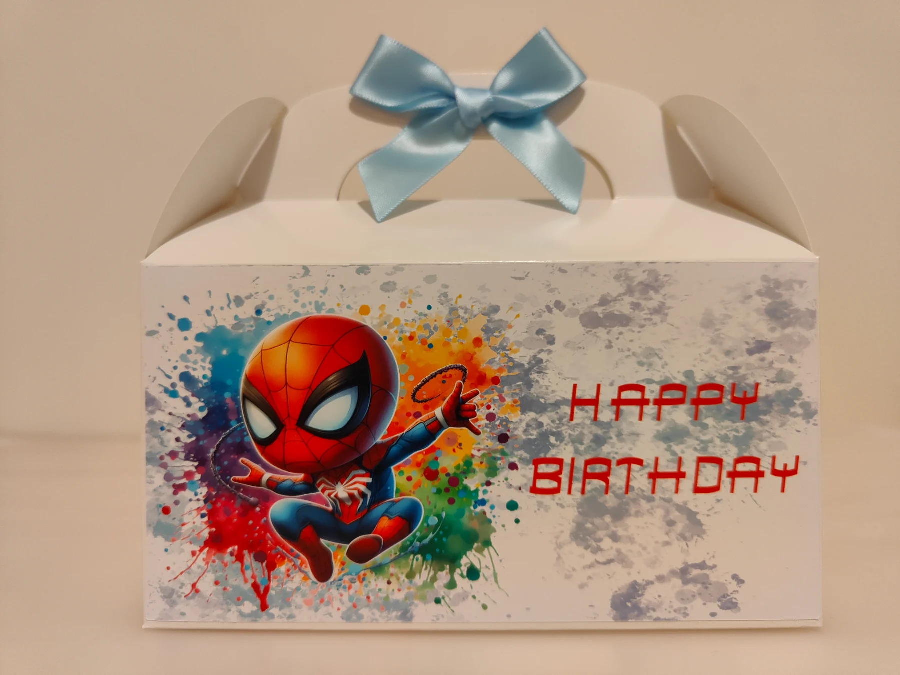 Birthday gift box Spiderman