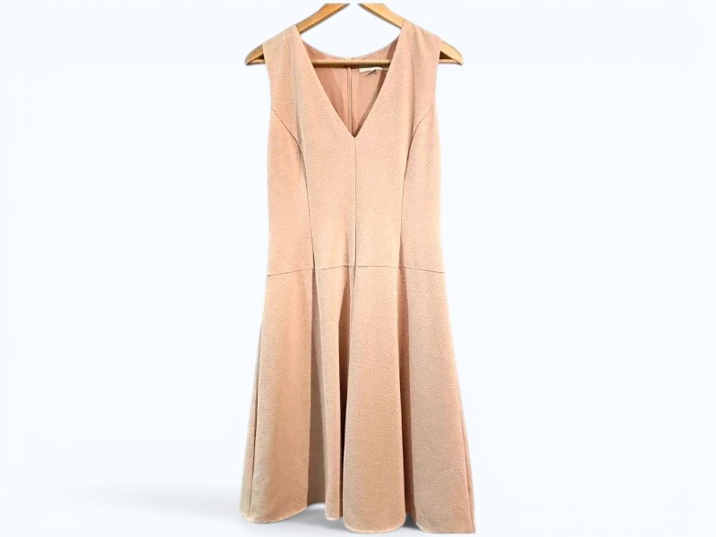 Next Blush Pink Skater Dress UK 8 10 Elegant Minimalist Dress