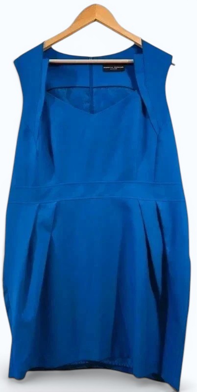 Dorothy Perkins Royal Blue Lace Dress UK 22 Elegant Cocktail Occasion Dress