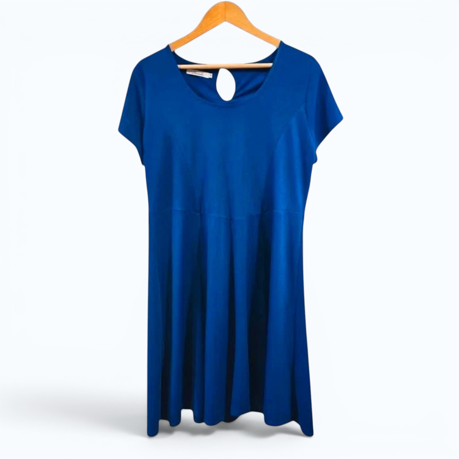 Royal Blue Swing Dress UK 18 Casual Knee Length Dress