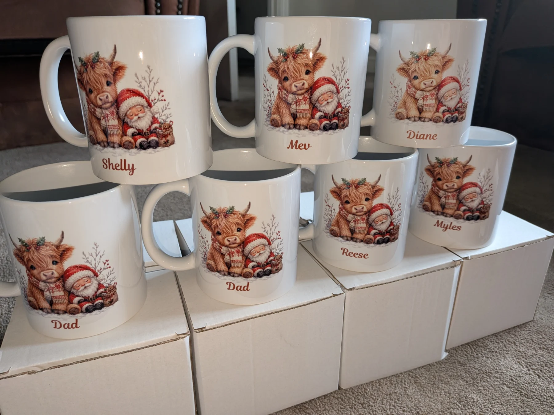 Highland cow cup