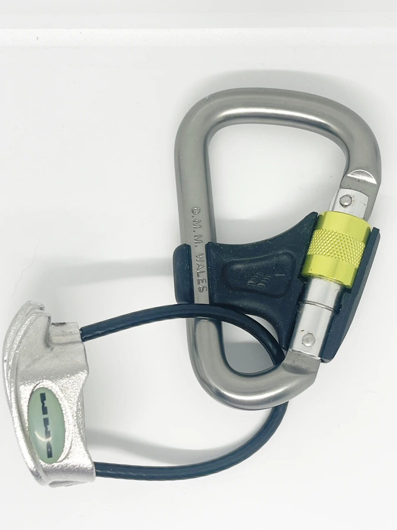 DMM Wales Rock Climbing Carabiner with DMM Keeper & Accessory Cord