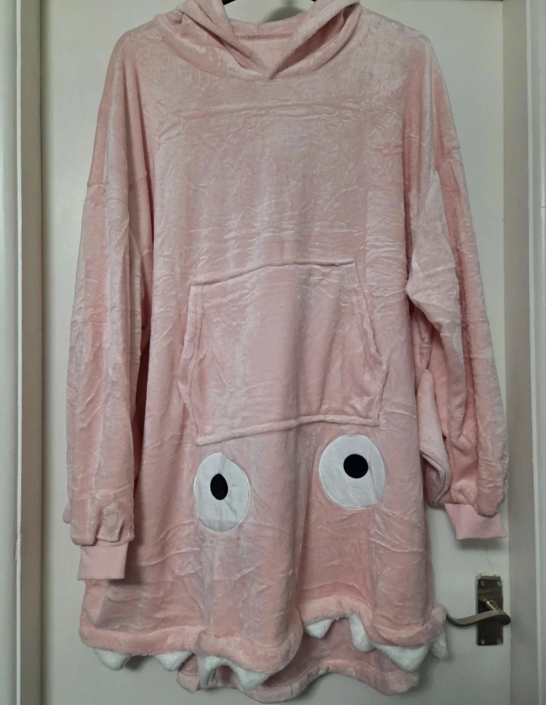 Monster oodie hoodie winter warmer pink one size gift