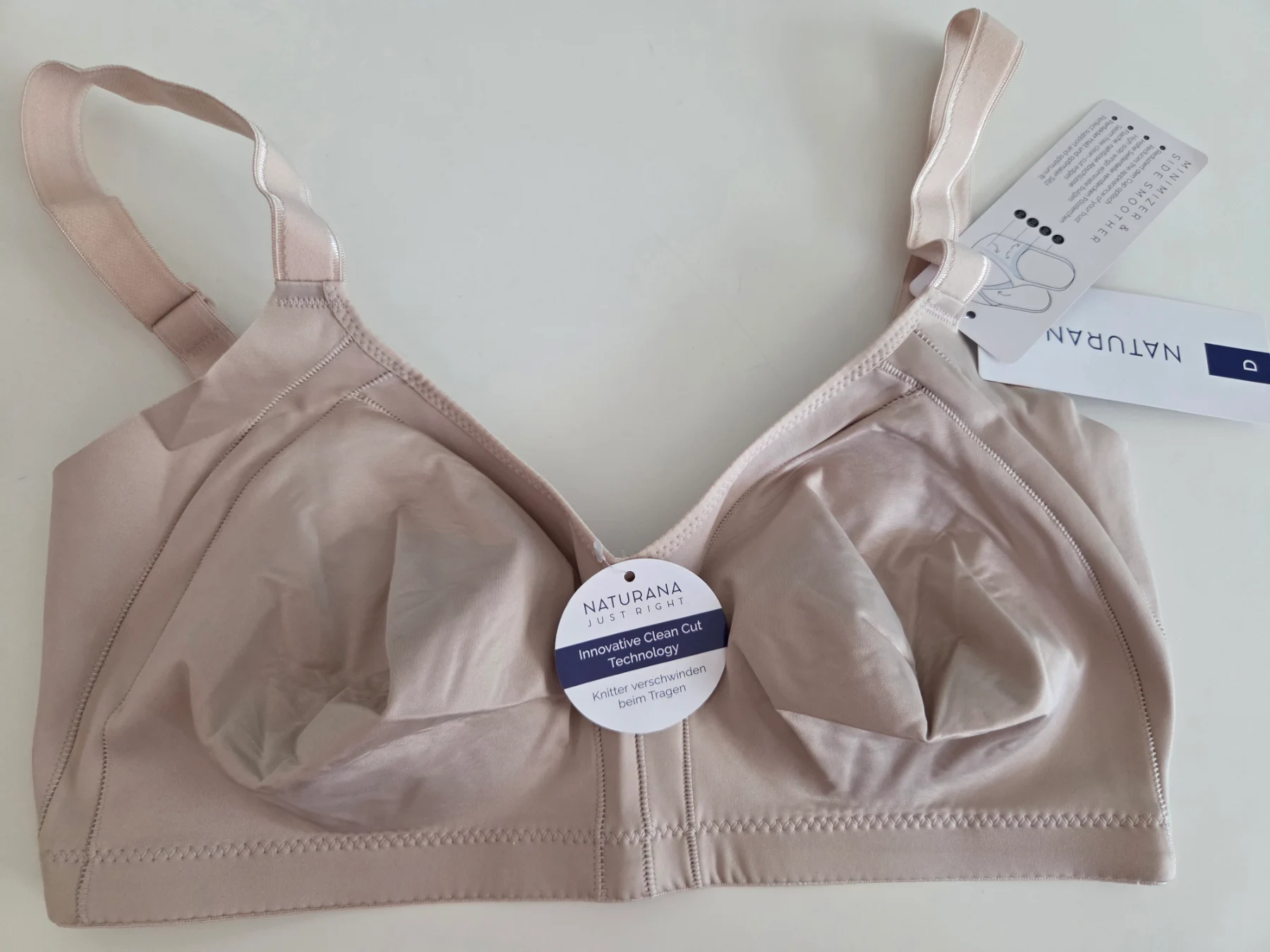 New Naturana nude side smoother minimiser bra size 34D