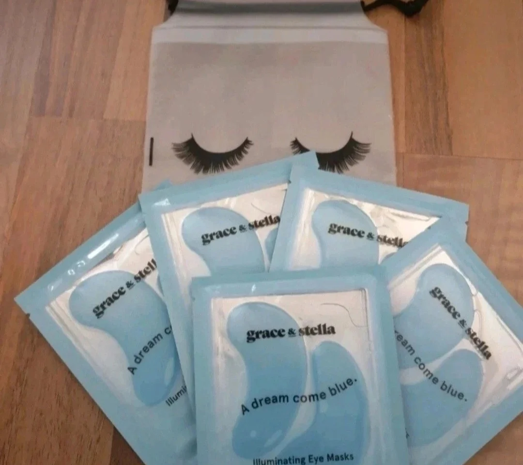 Grace & Stella X5 pairs Blue Under eye masks gift sets vegan