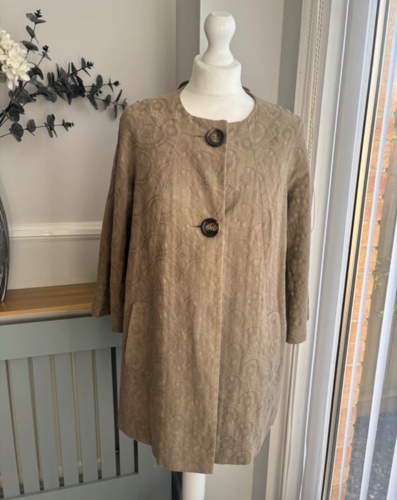 Vintage River Island, collarless coat/jacket size 12