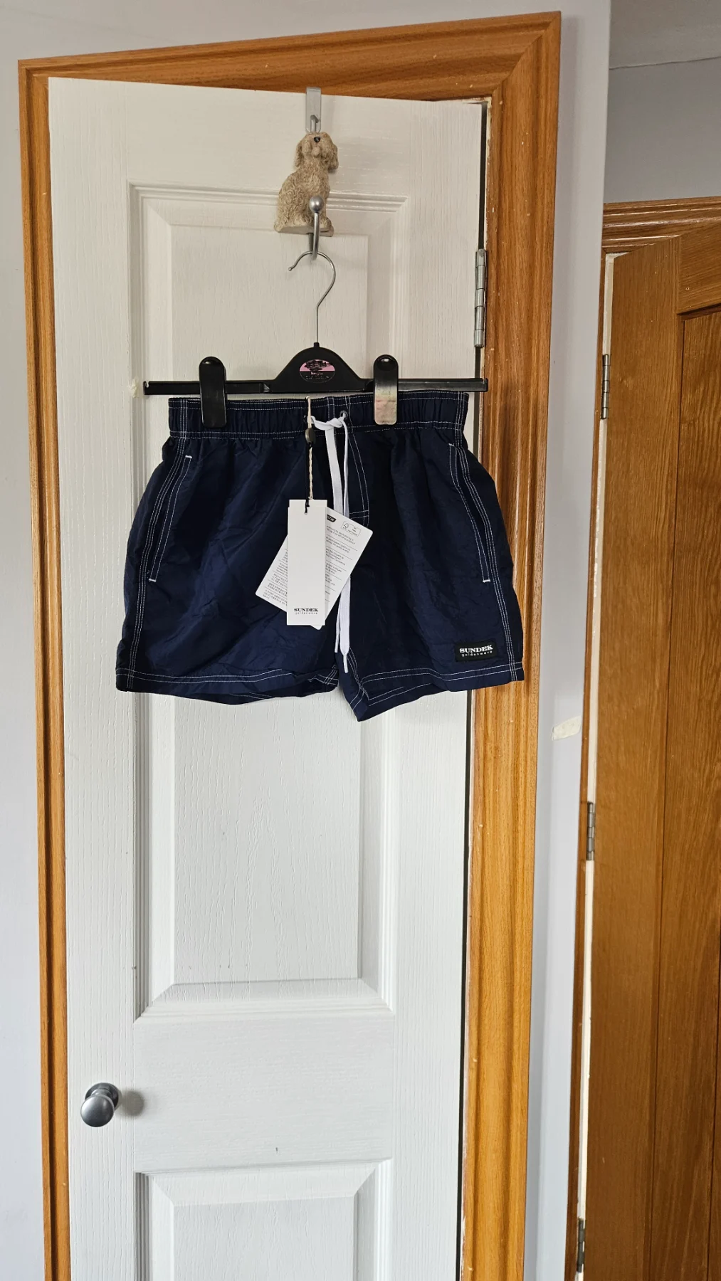 Sundek size S Goldenwave Navy Blue Swim Shorts