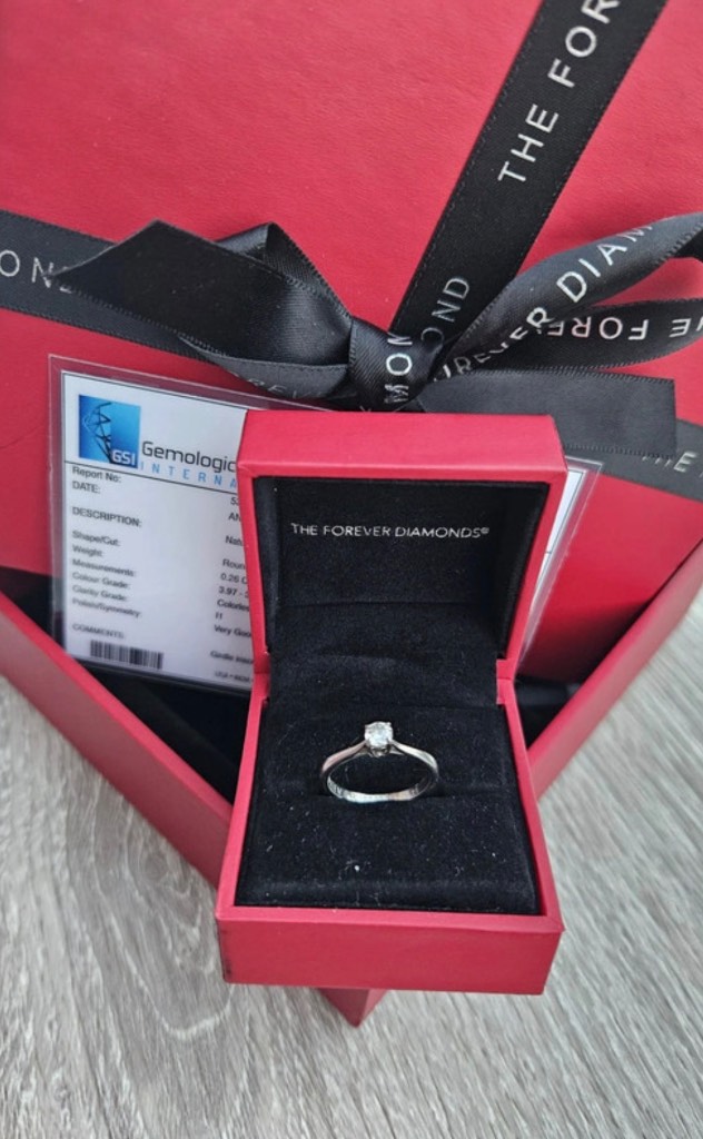 Forever diamond ring
