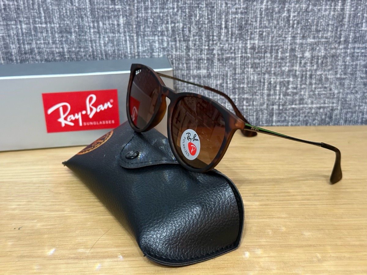 Ray-ban Erika Matt Havana polarised lens sunglasses