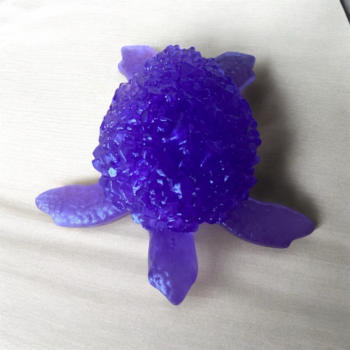 Purple sea turtle