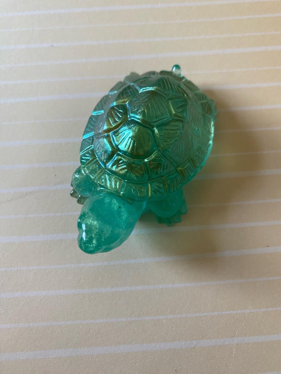 Handmade resin turtle 🐢