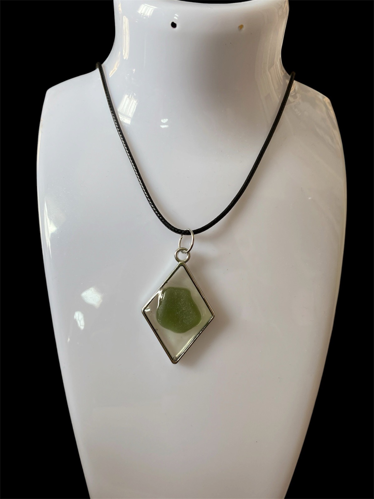 Cornwall sea glass necklace