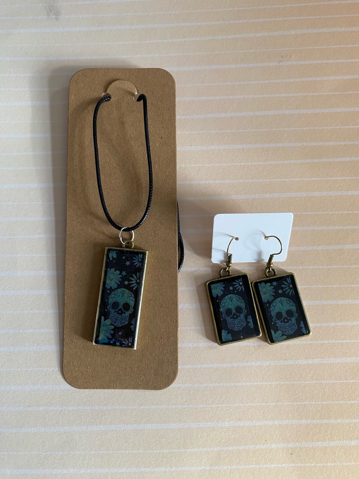 ✨ Sugar Skull Resin Jewellery Set ✨