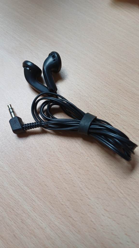Bush earphones.