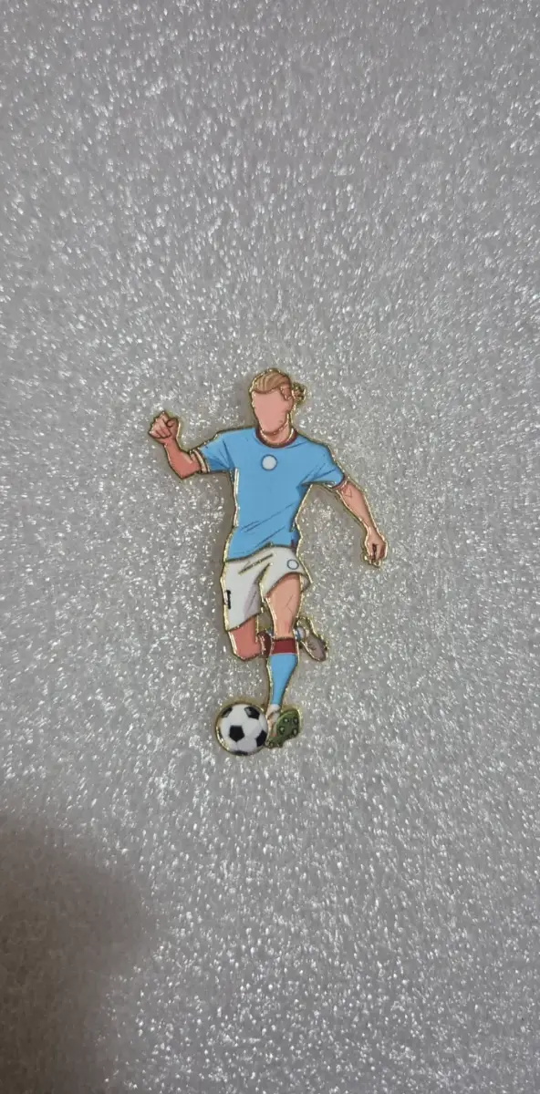 Erling Haaland Manchester City Premier League Enamel Pin Badge