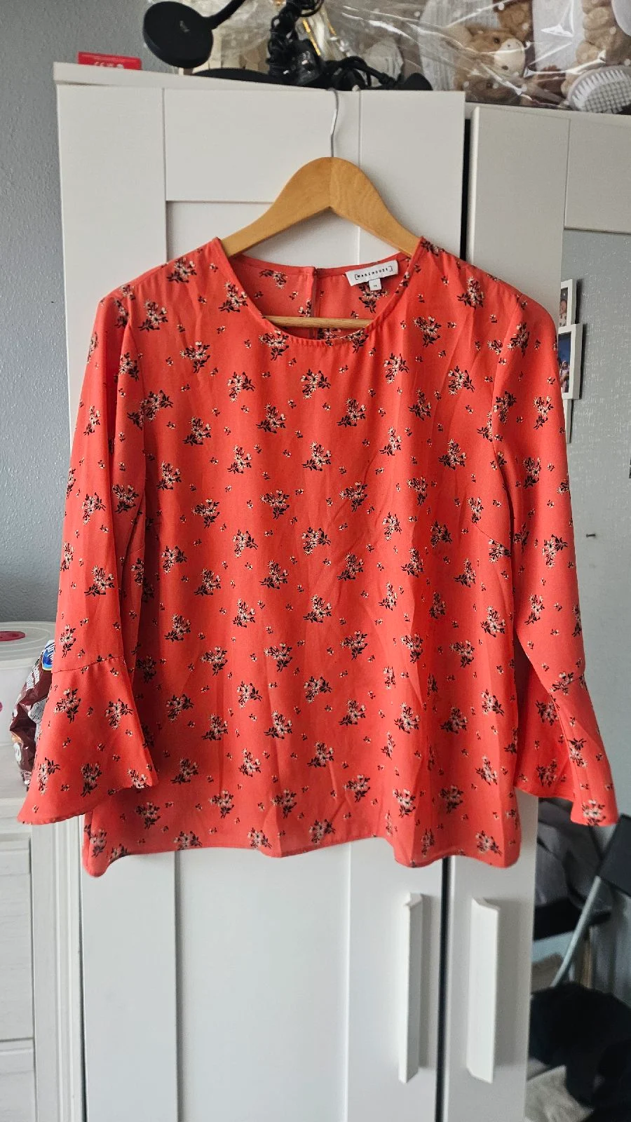 Pink floral blouse from warehouse size 14