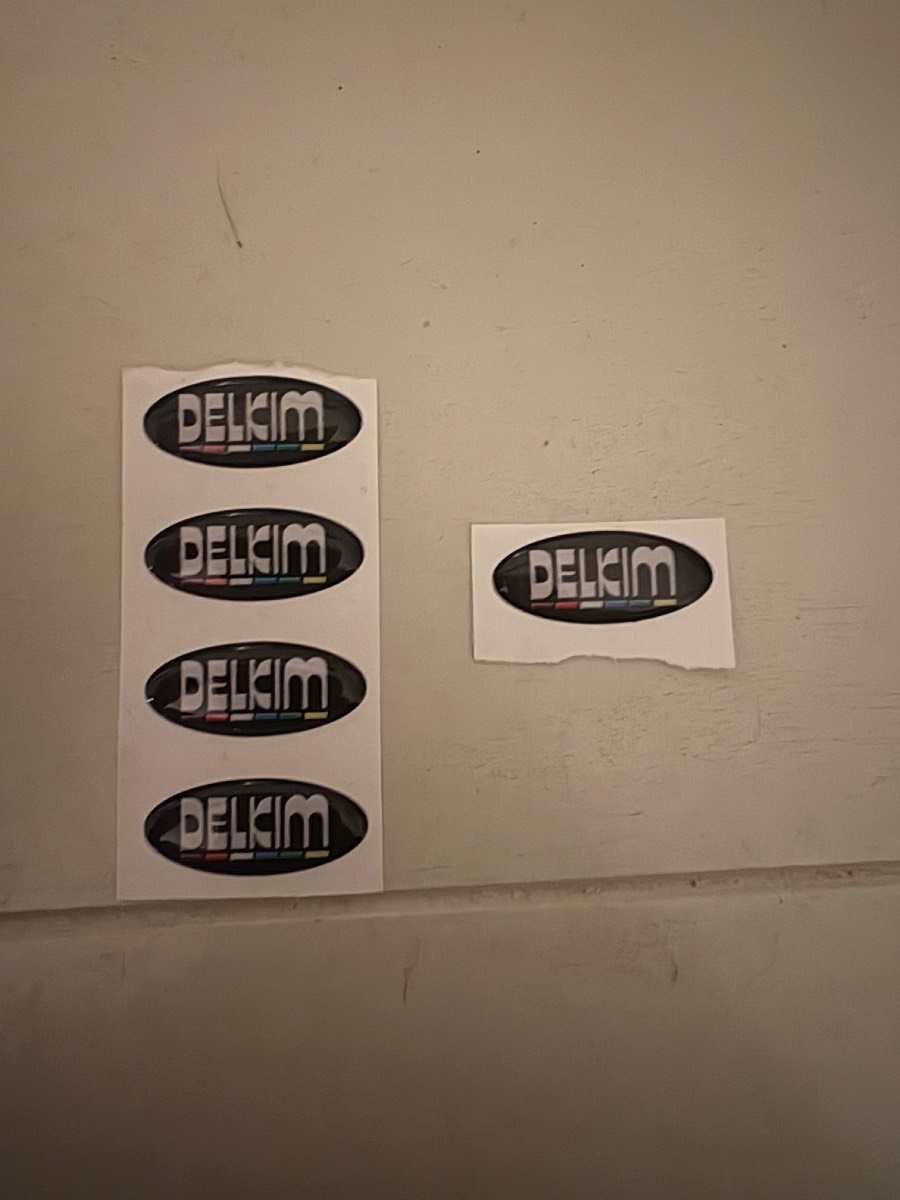 Delkim stickers