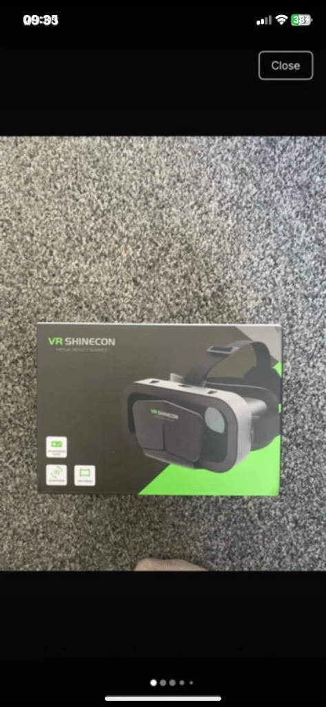 3D VR headset glasses