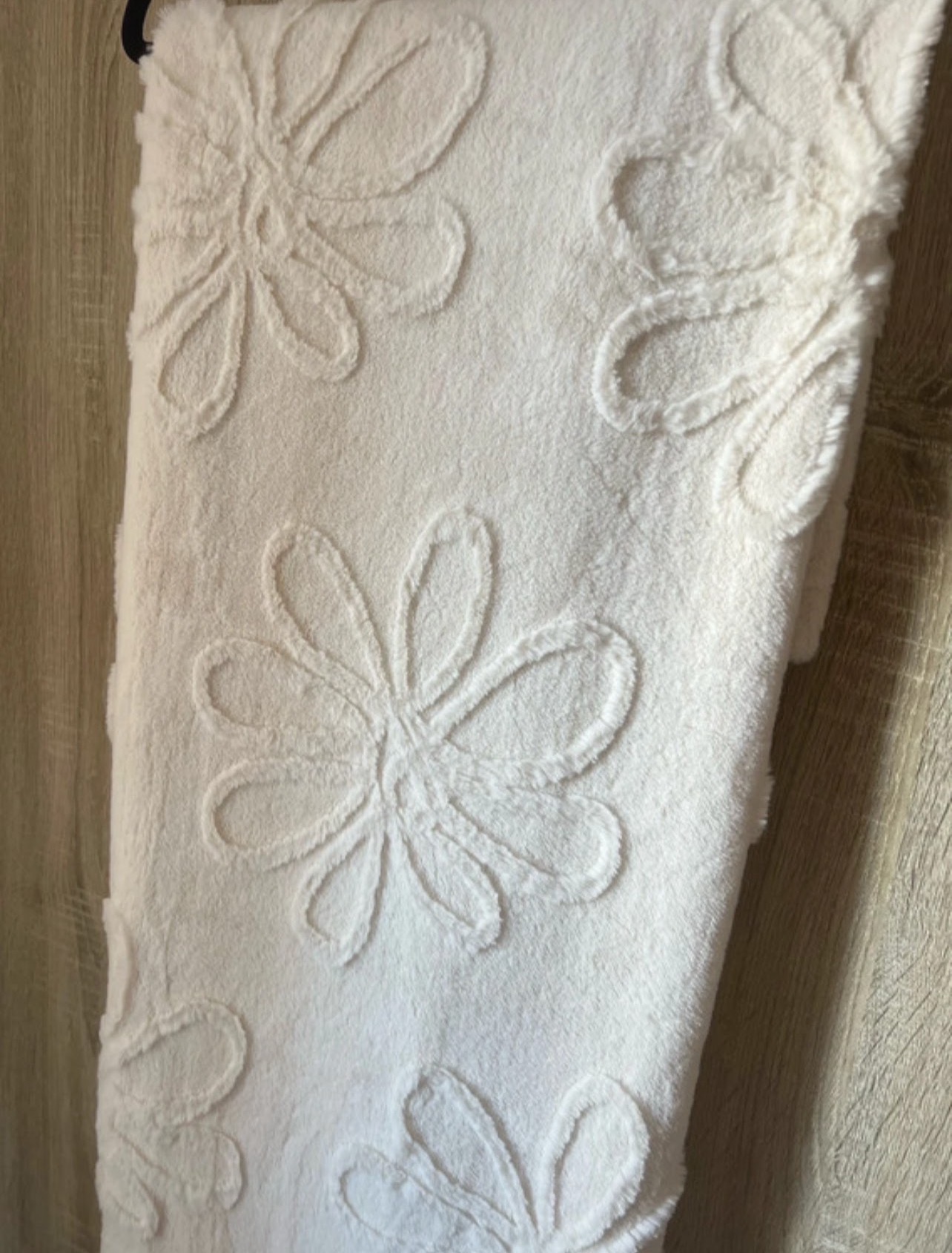 Soft Plush Faux Fur Floral Daisy Throw