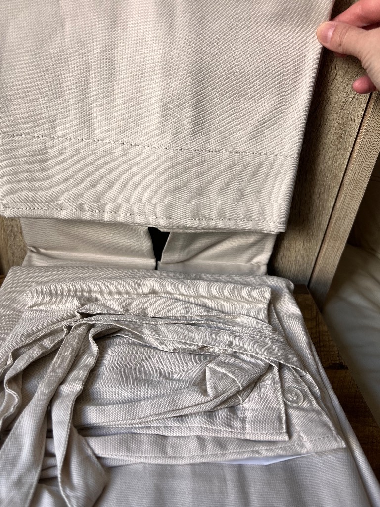 Natural Light Blackout/Thermal Pencil Pleat Curtains 117(46)w*137(54)d Next