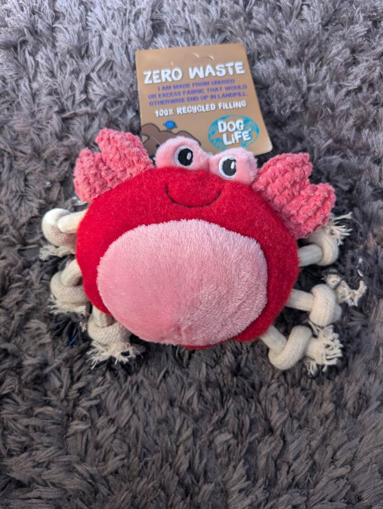 Crabby Clarence Dog Toy