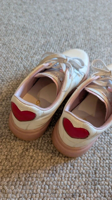Aldo love heart trainers — UK size 4