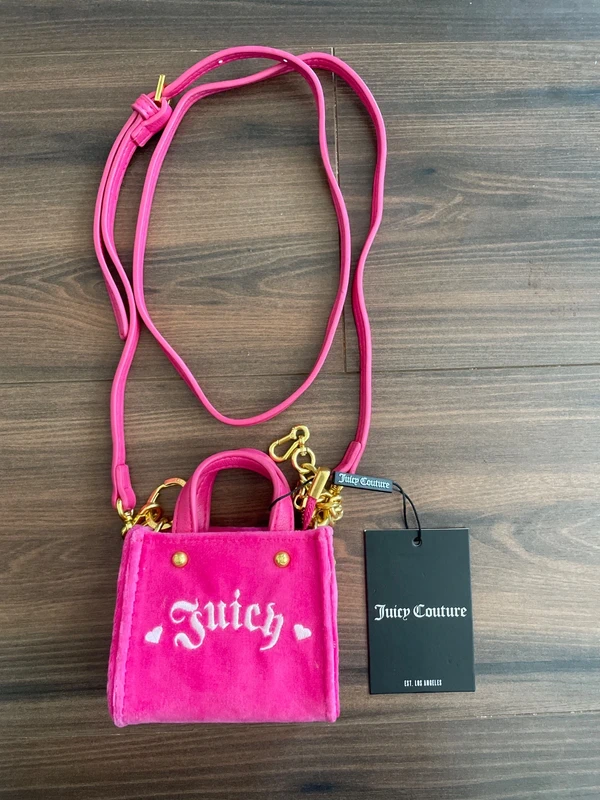 Juicy iris charm micro bag.
