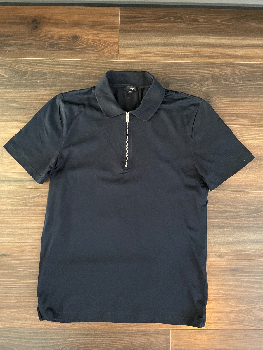 Reiss Zip Golf Polo