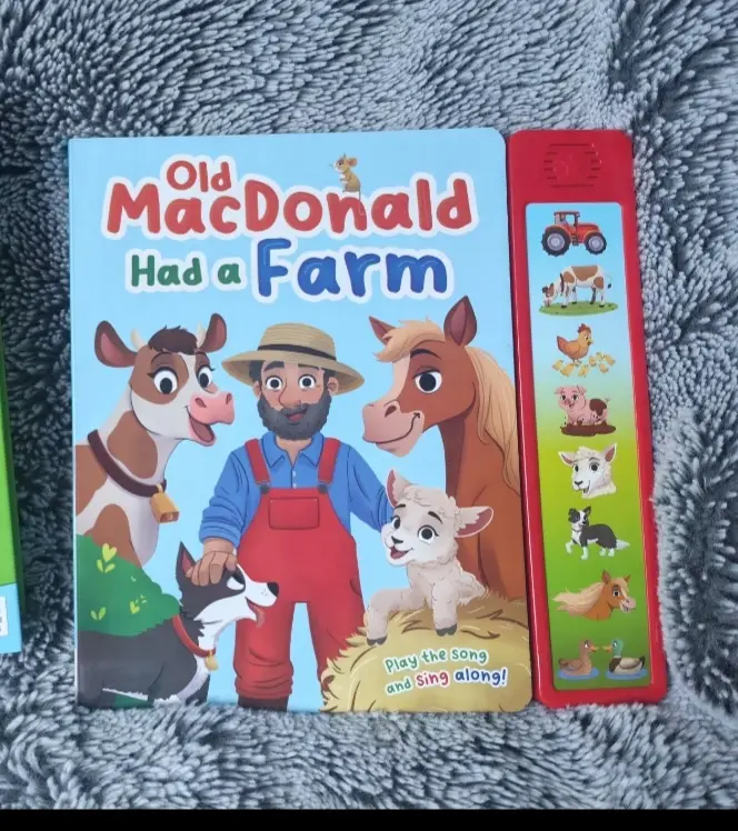 Oh MC Donald farm sounds book interactive kids