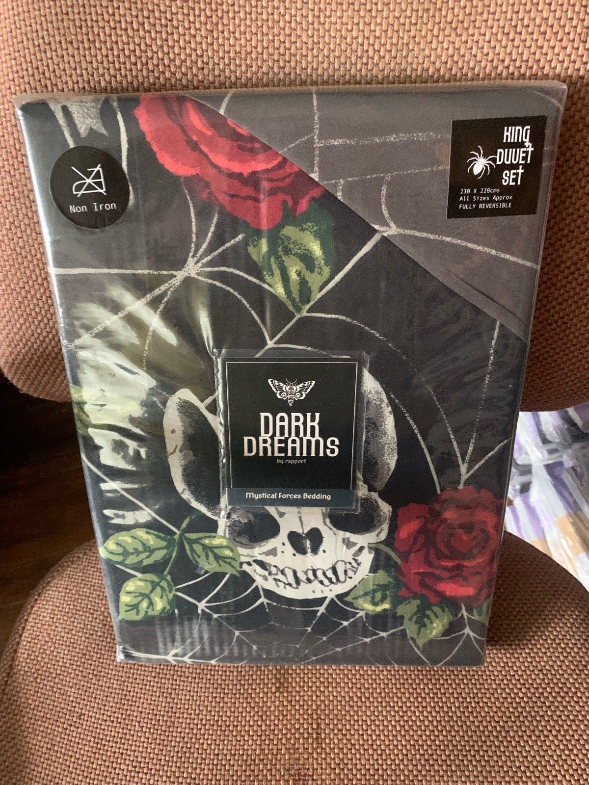 Skulls and Roses Kingsize Duvet Cover