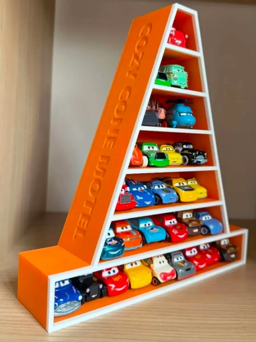 Cars Cozy Cone mini diecast shelves