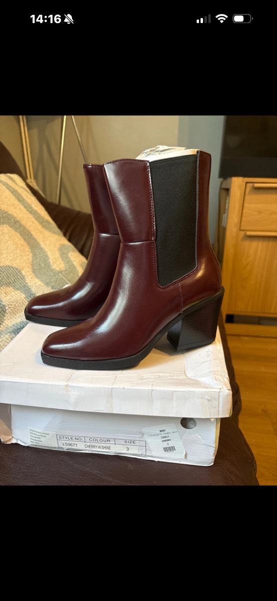 Cherry boots
