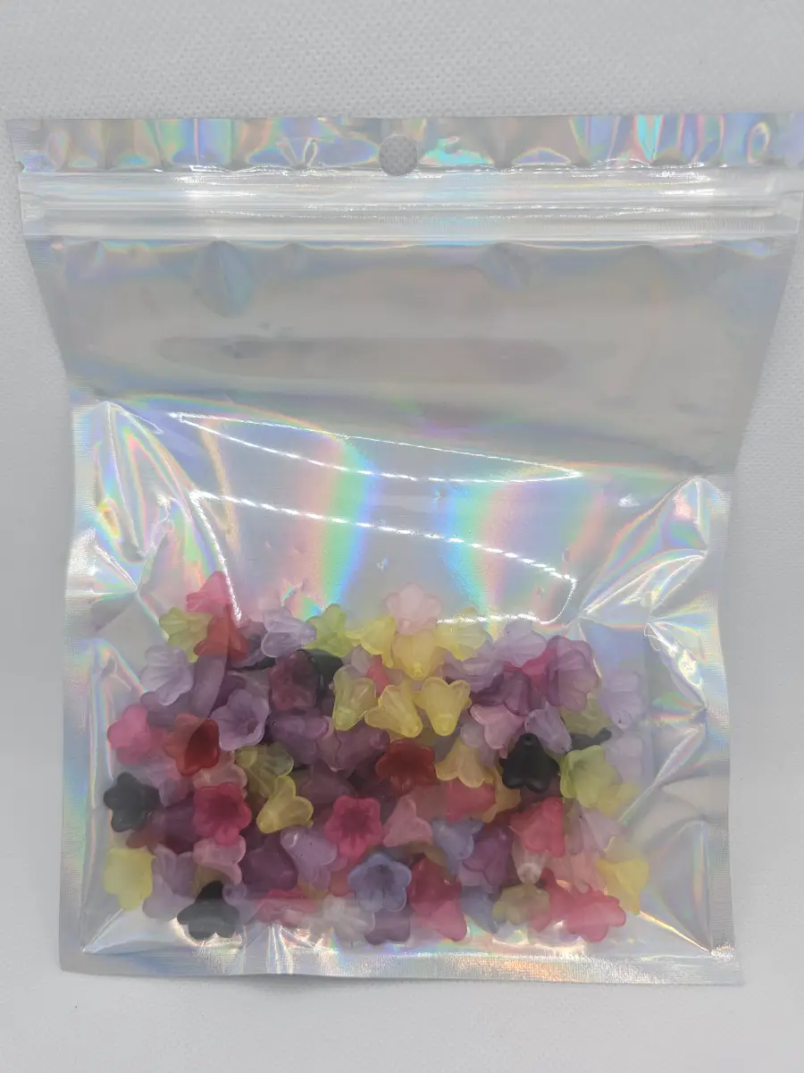 Multi Coloured flower beads