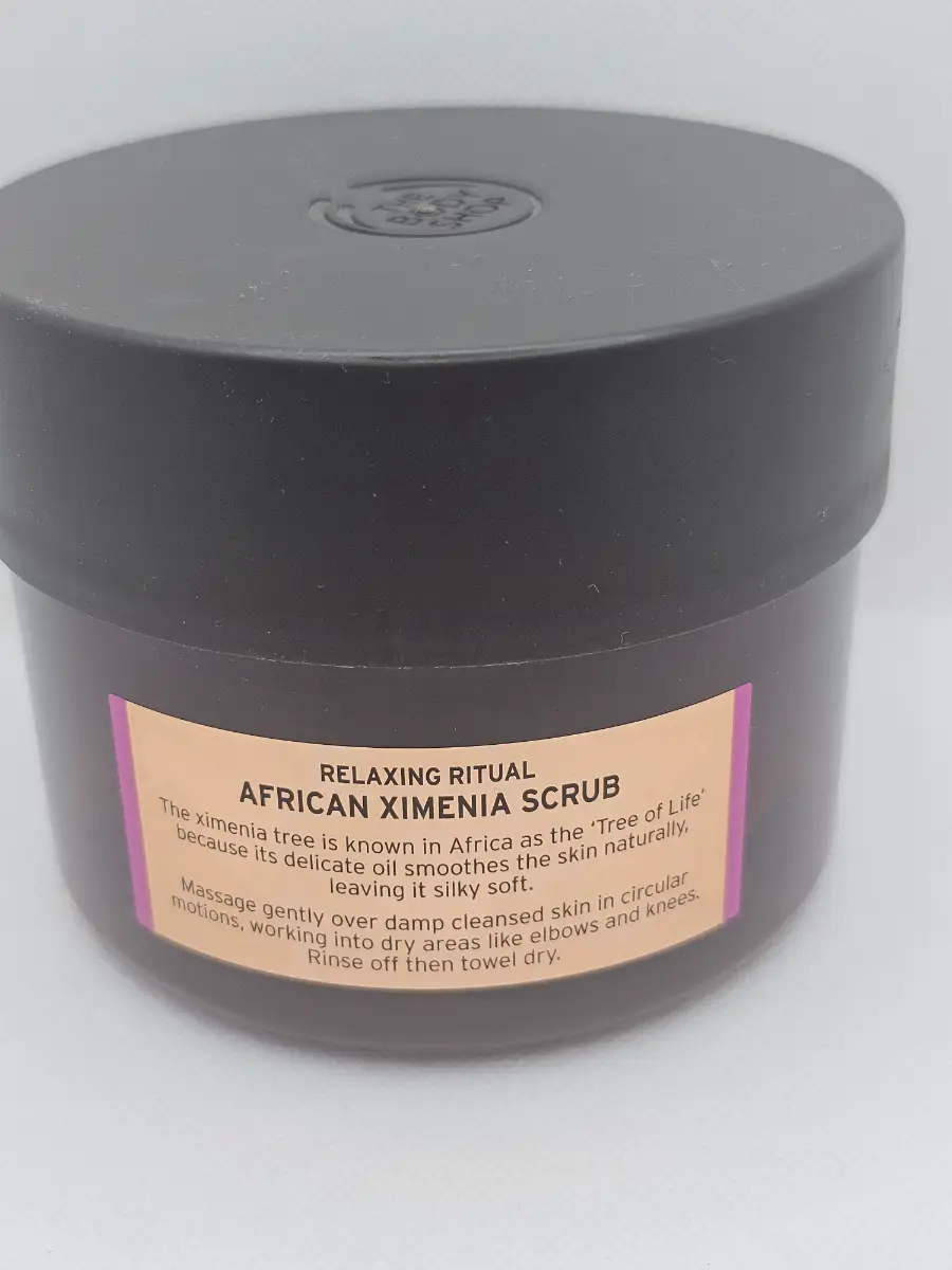 *NEW*The Body Shop African Ximenia Scrub 385g 350ml Body Scrub Spa Of The World