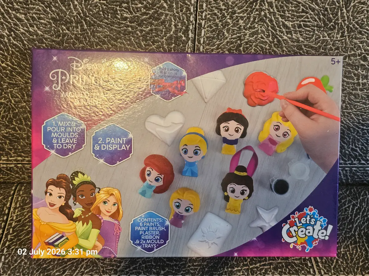 Disney princess mould make paint set