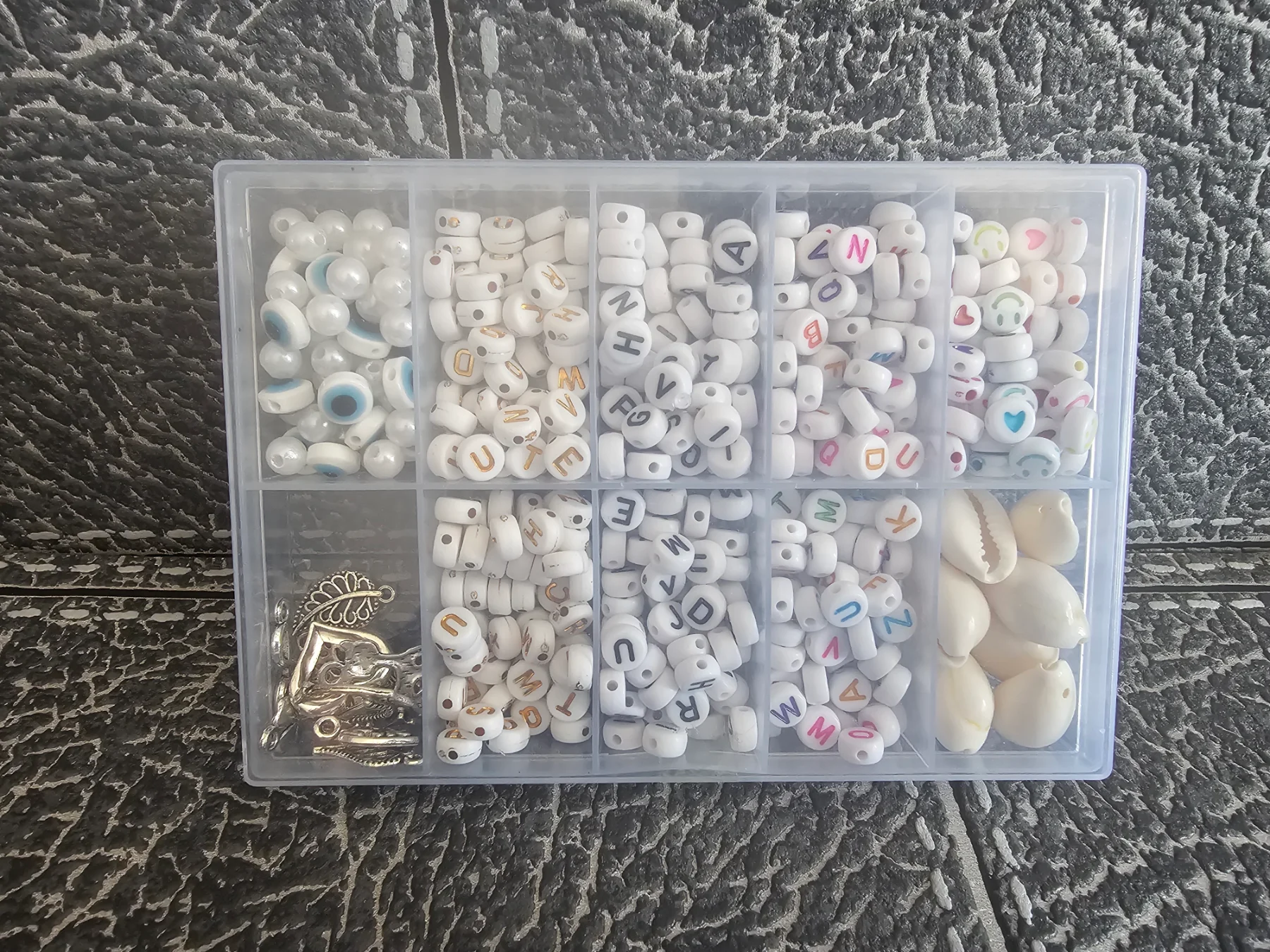 New Beads for Jewellery Making Mixed Colours/ Designs/ Letters