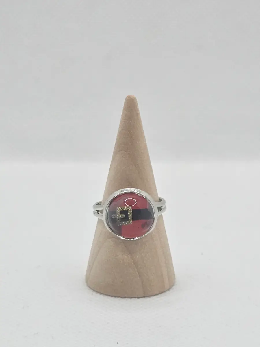 Santa's belt adjustable ring