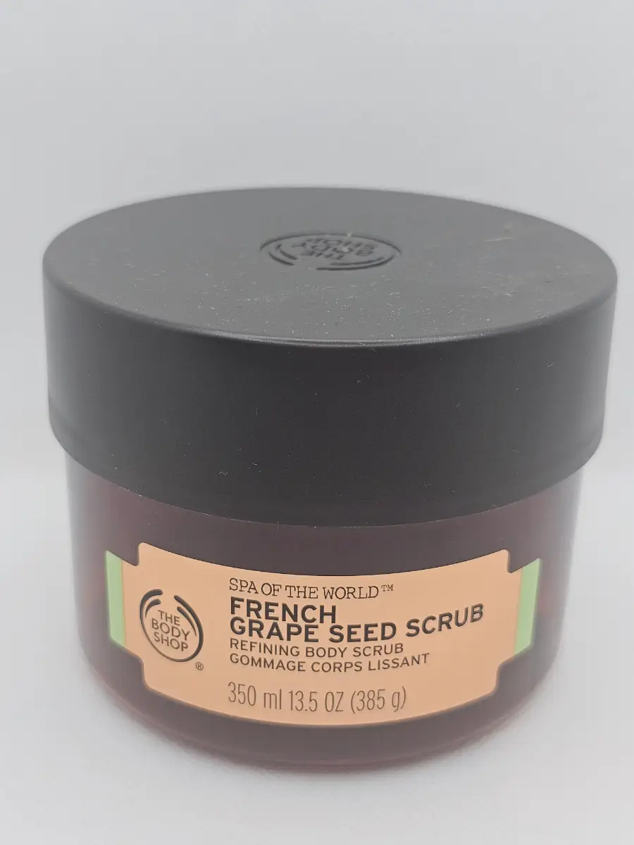 NEW The Body Shop French Grape Seed Scrub 385g 350ml Body Scrub Spa Of The World